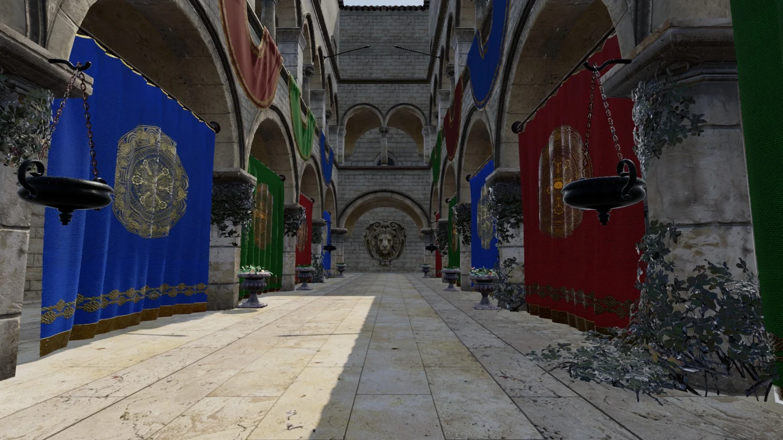 Six scenes rendered in Winding, in turn